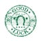Good luck rubber stamp
