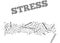 Good Stress Bad Stress Text Background Word Cloud Concept