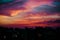 A good sunset  it\'s an art of nature with the wonderful clouds I love it