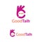 Good talk logo design template