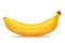 Good tasty banana realistic 3d food icon design vector illustration
