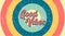 Good Vibes, Vintage sun retro banner background