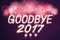 Goodbye 2017 Sparkle firework
