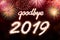 Goodbye 2019 Sparkle firework