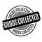 Goods Collected rubber stamp