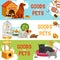 Goods For Pets Horizontal Banners