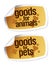 Goods for pets stickers