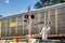 Goods Train at a Level Crossing