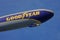 Goodyear Blimp Wingfoot Three Flying Up Close Front Detail