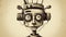 Gooey-eared Robot: A Quirky Atompunk Portrait