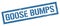 GOOSE BUMPS blue grungy rectangle stamp