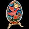 Goose egg shell design, batik art egg