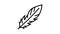 goose feather soft fluffy line icon animation