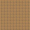 Goose foot. Pattern of crows feet in brown and begi.Checkered background. Seamless fabric texture. Vector Illustration.