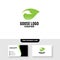 Goose Logo Vector Template, Free Business Card Mockup