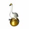 Goose sitting on Golden Egg