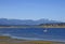 Goose Spit Park sailboat in the lagoon