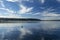 Goose swimming on Lake Washington
