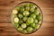 Gooseberries in bowl