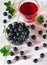Gooseberry berries and gooseberry drink