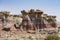 Gooseberry Creek Badlands Hoodoos