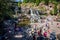 Gooseberry Falls, a popular waterfall near Lake Superior, attracts a crowd of visitors on a