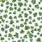 Gooseberry Leaves Seamless Pattern Background