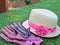 Gopher Trap with Lady\'s Garden Hat