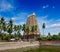 Gopura (tower) and temple tank of Lord Bhakthavatsaleswarar Temp