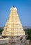 Gopuram of Virupaksha temple in Unesco world heritage site at Hampi, Karnataka