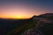 Gorbea mountain at twilight