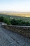 Gordes hill village alley stone in the Luberon Provence france