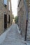 Gordes in the Luberon small cobbled stone alley Provence france