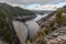 Gordon Dam and lake. Southwest, Tasmania