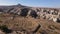 Goreme National Park near Nevsehir town. Turkey. Aerial view