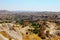 Goreme panorama ancient ruins at Green tour in Cappadocia, Turkey