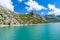 Gorg Blau Lake on Mallorca - beautiufl blue lagoon