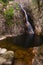 Gorg Negre (black pool) of Gualba. Montseny, Spain.