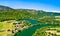 Gorge of the Ain river in France