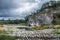 The gorge of the BiaÅ‚ka River. View of a beautiful rock, river and forests. BiaÅ‚ka TatrzaÅ„ska, Poland