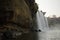 Gorge of chitrakoot waterfall at indravati river