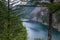 Gorge Dam Overlook Skagit River at North Cascades National Park in Washington State during summer