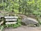 Gorge overlook sign old man’s cave trail