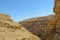 Gorge of tKedron Stream Israel, Palestine. Savva Monastery is consecrated over the Kedron Valley in the Judean Desert