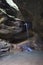 Gorge wall with waterfall, Conkles Hollow Nature Preserve