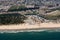 Gorgeous aerial view of Oceano dunes in California