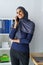 Gorgeous Arabic woman in office