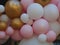 A Gorgeous Assortment of Pretty Pastel Pink, White & Gold Balloons.