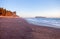 Gorgeous beach landscape at sunset. La Push beach, WA