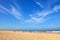 Gorgeous calm blue sea and free sand beaches of Tel Aviv.